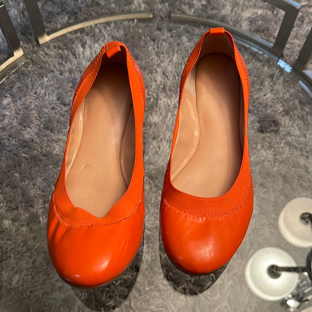 Orange flats. Banana Republic Orange Flats